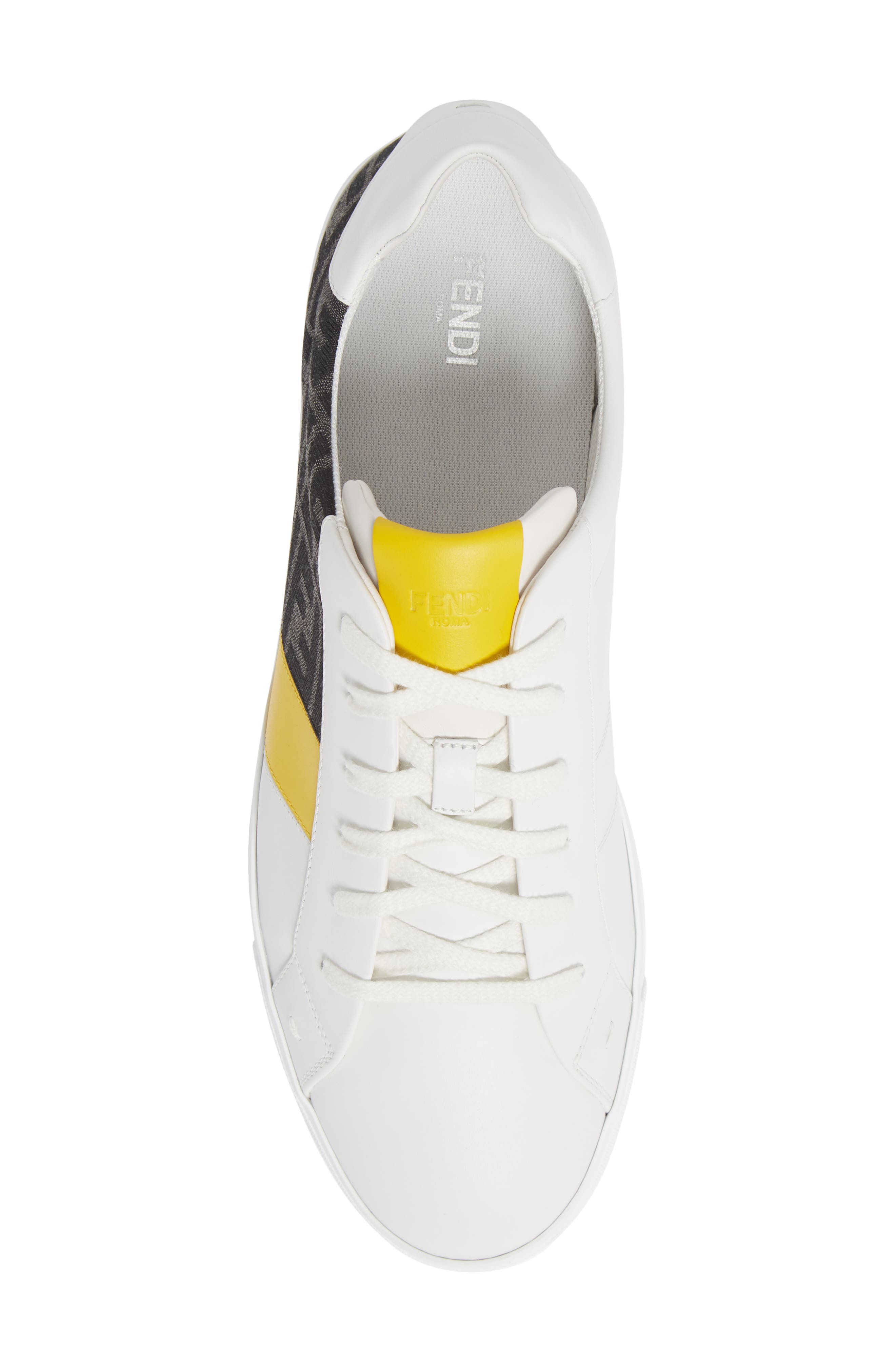 Fendi FF Logo Low Top Sneaker, Alternate, color, 
