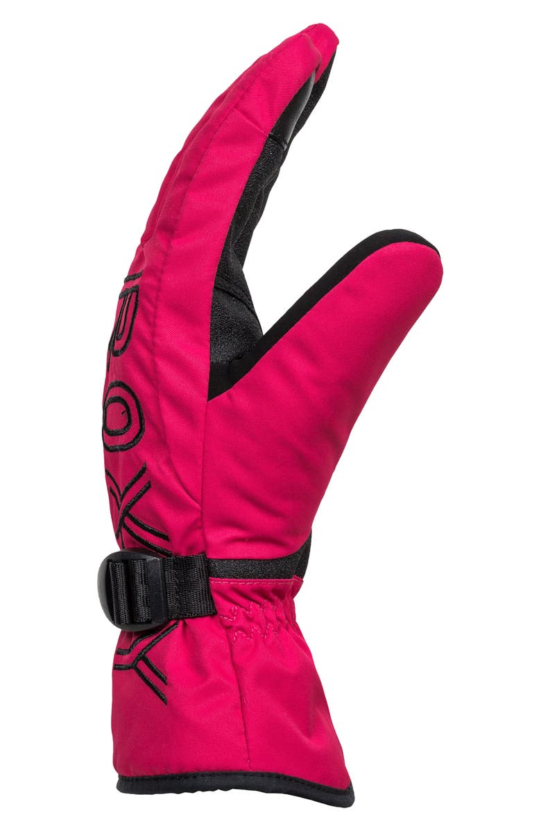 Roxy Freshfield Waterproof Ski Gloves, Alternate, color, 
