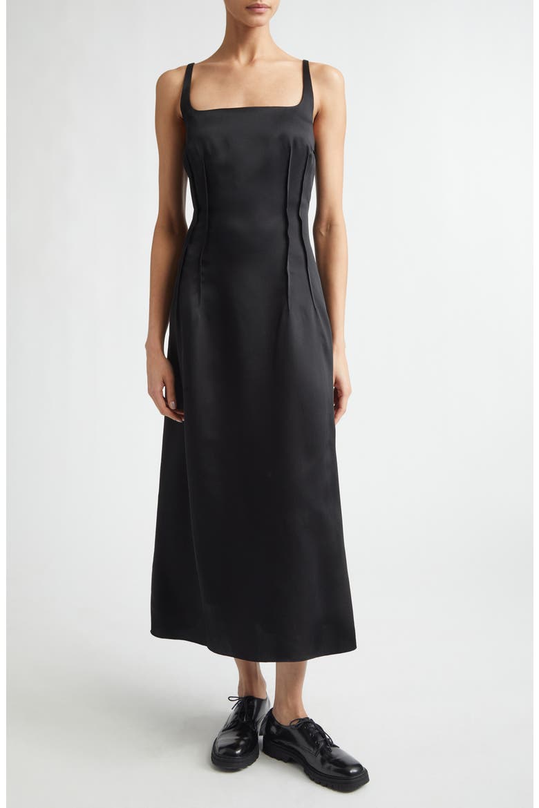 Beacon Tank Dress, Main, color, BLACK