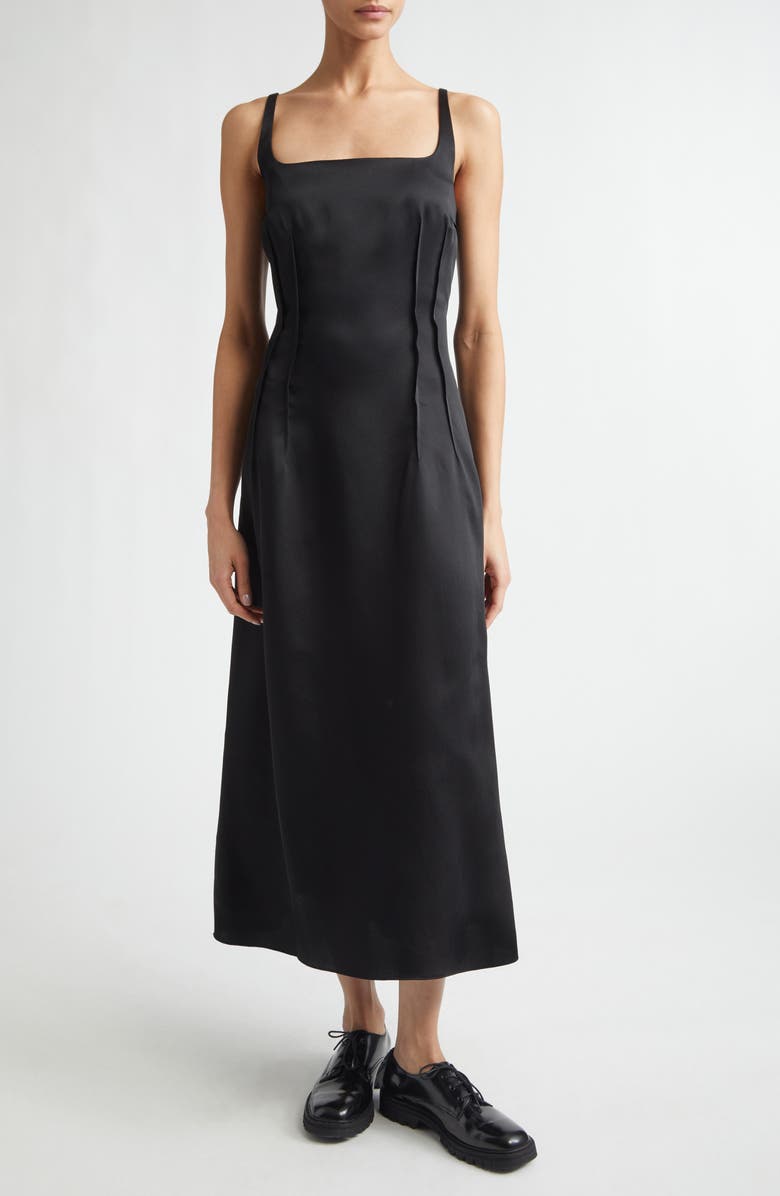 PARTOW Beacon Tank Dress, Main, color, Black