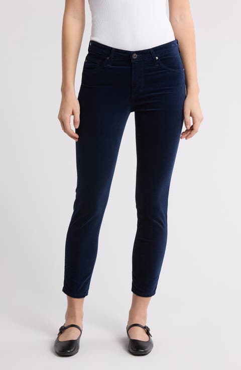The Stevie Ankle Crop Corduroy Pants