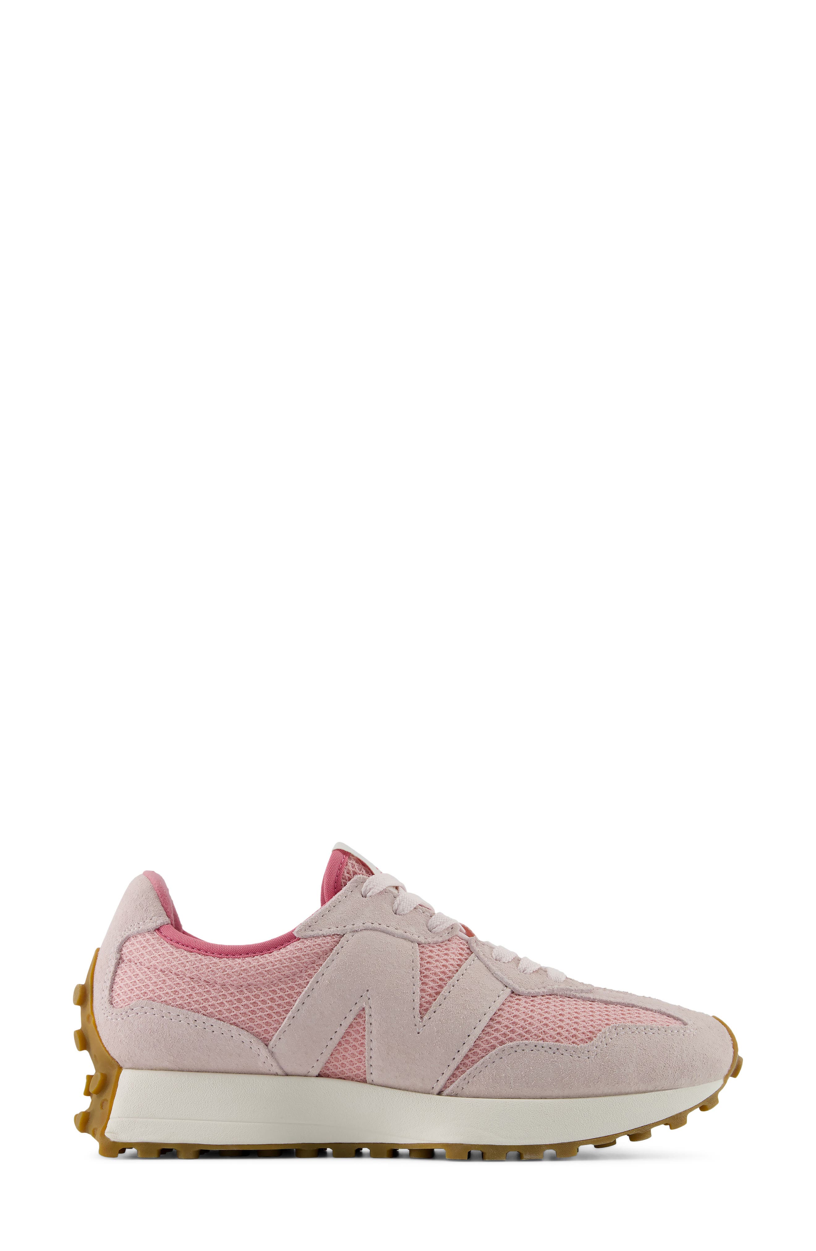 327 Sneaker, Alternate, color, PINK GRANITE/ PINK CHALK