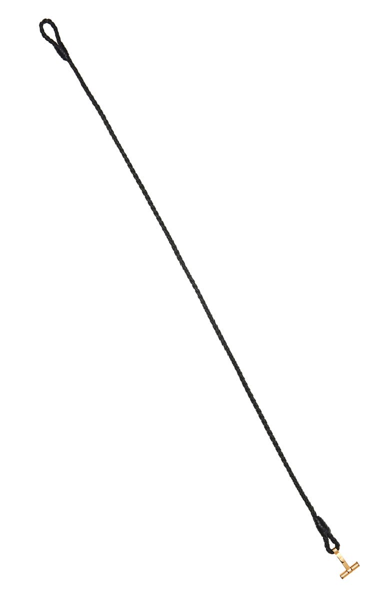 TOM FORD Men's Scoubidou Braided Leather Bracelet, Alternate, color,