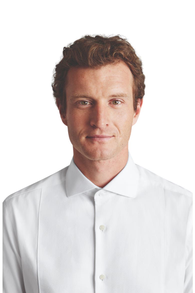 Bib Front Evening Shirt, Alternate, color, White