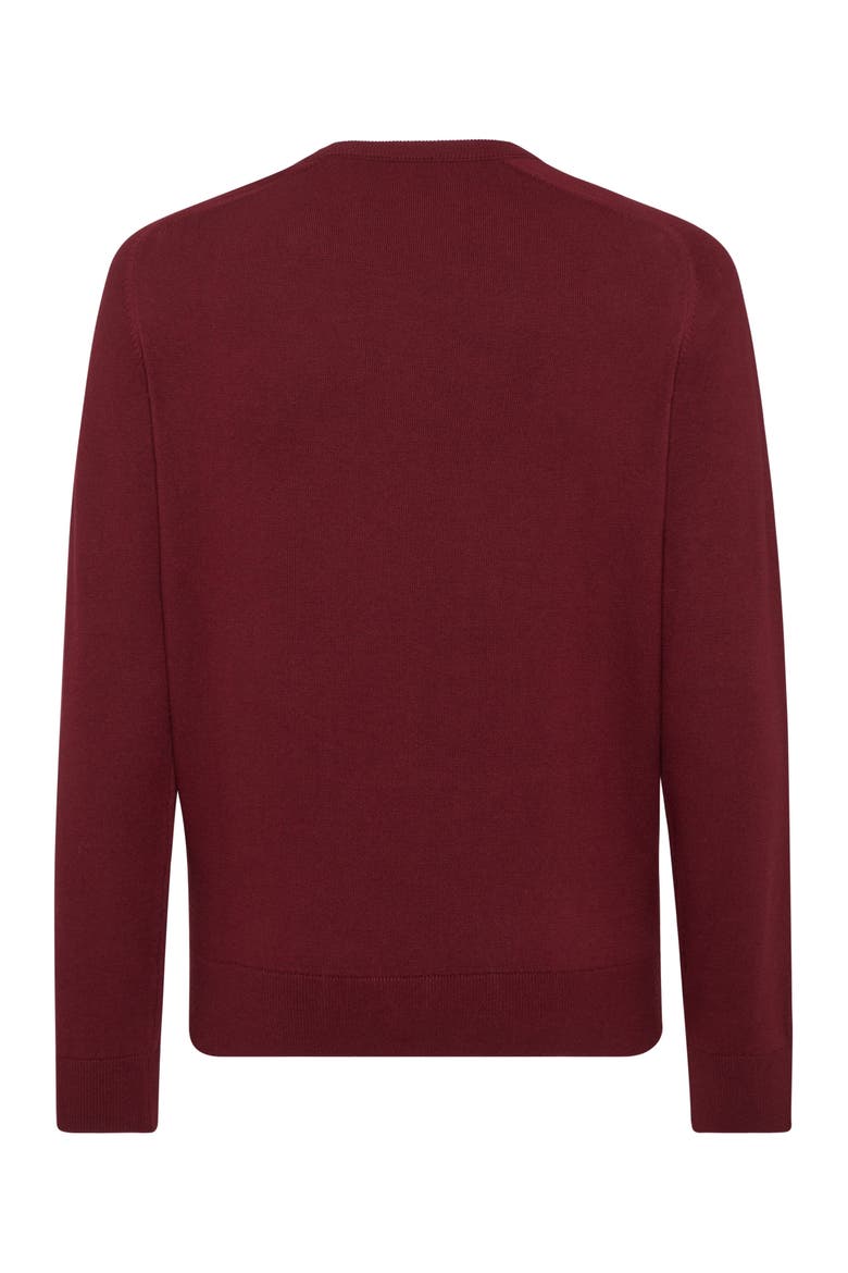 Pullover Round Neck Ls Men, Alternate, color, Bordeaux