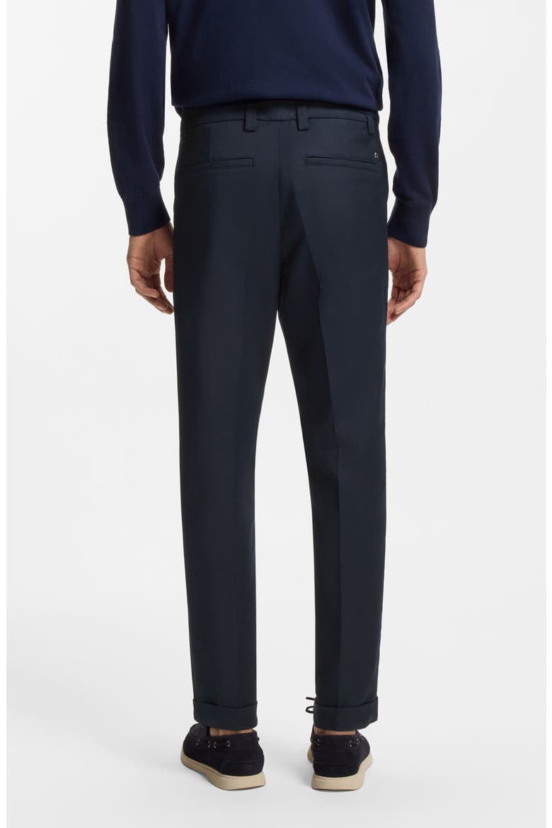 Kane Flat Front Straight Leg Pants, Alternate, color, DARK BLUE