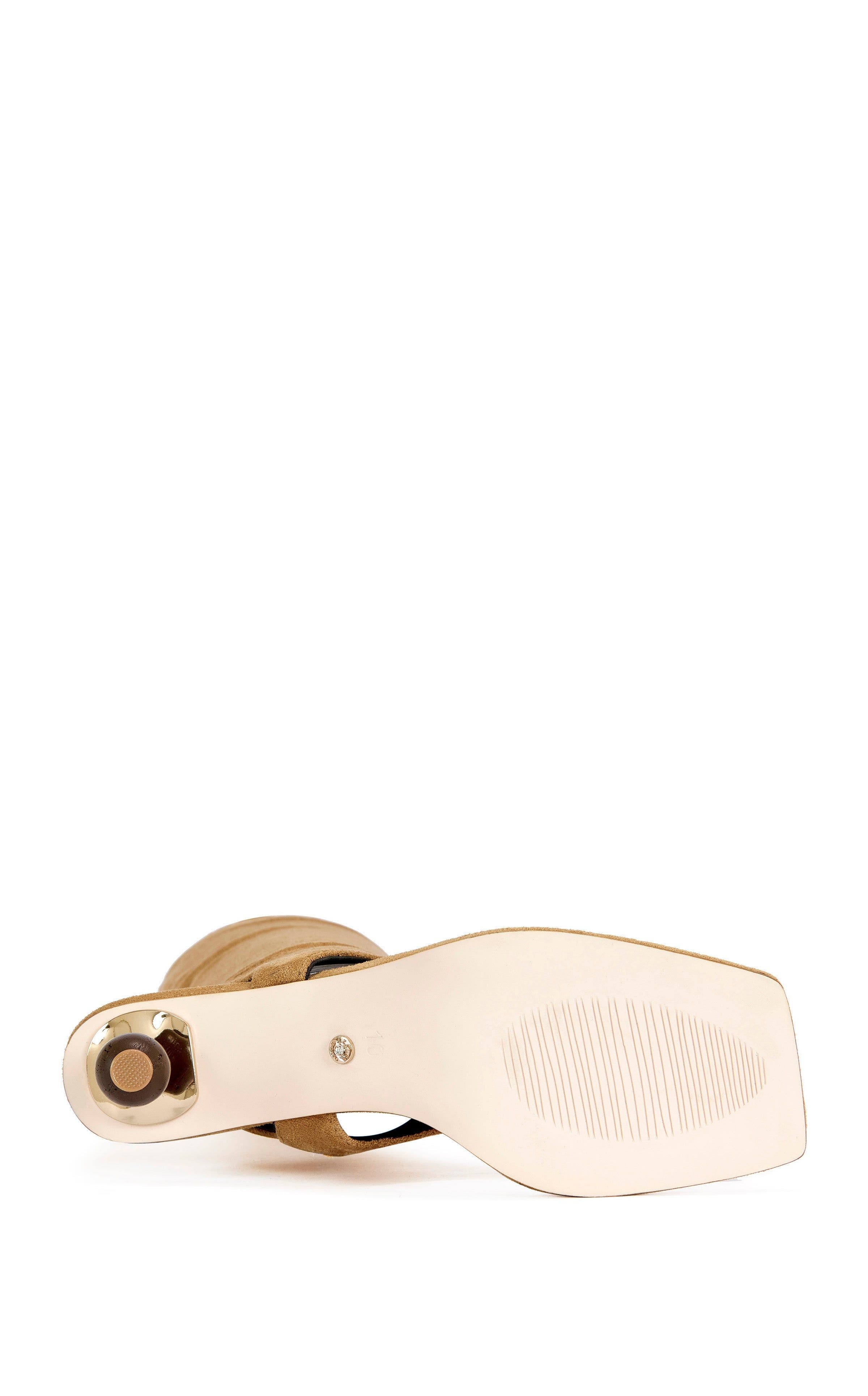 AZALEA WANG Dottie Stiletto Sandal, Alternate, color, Tan