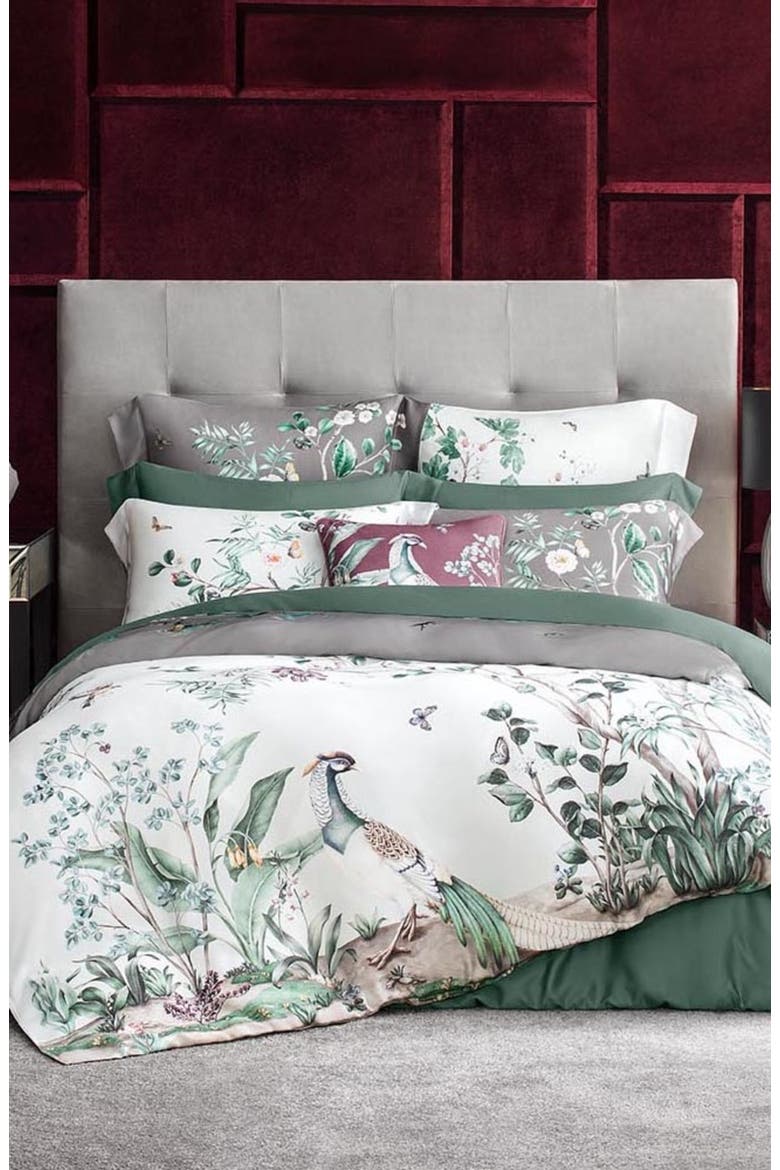 Alfabia duvet cover, Alternate, color, Grey