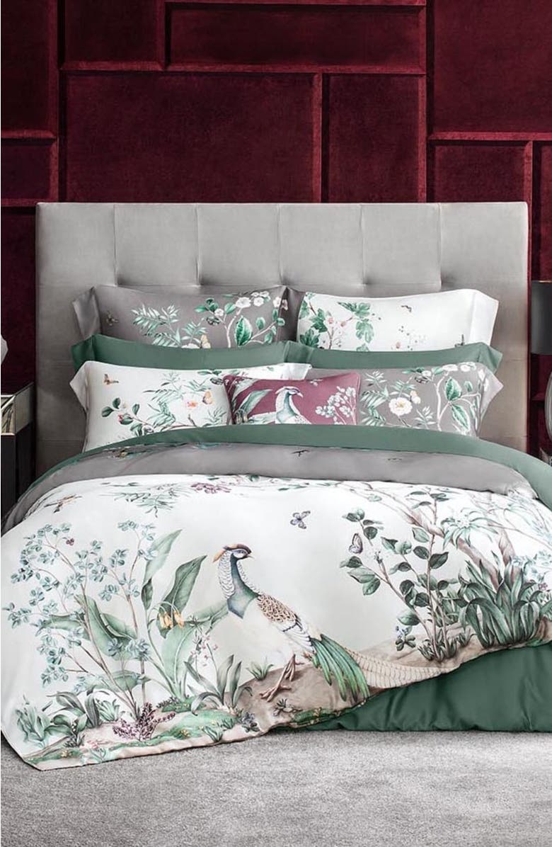 Togas Alfabia duvet cover, Alternate, color, Grey