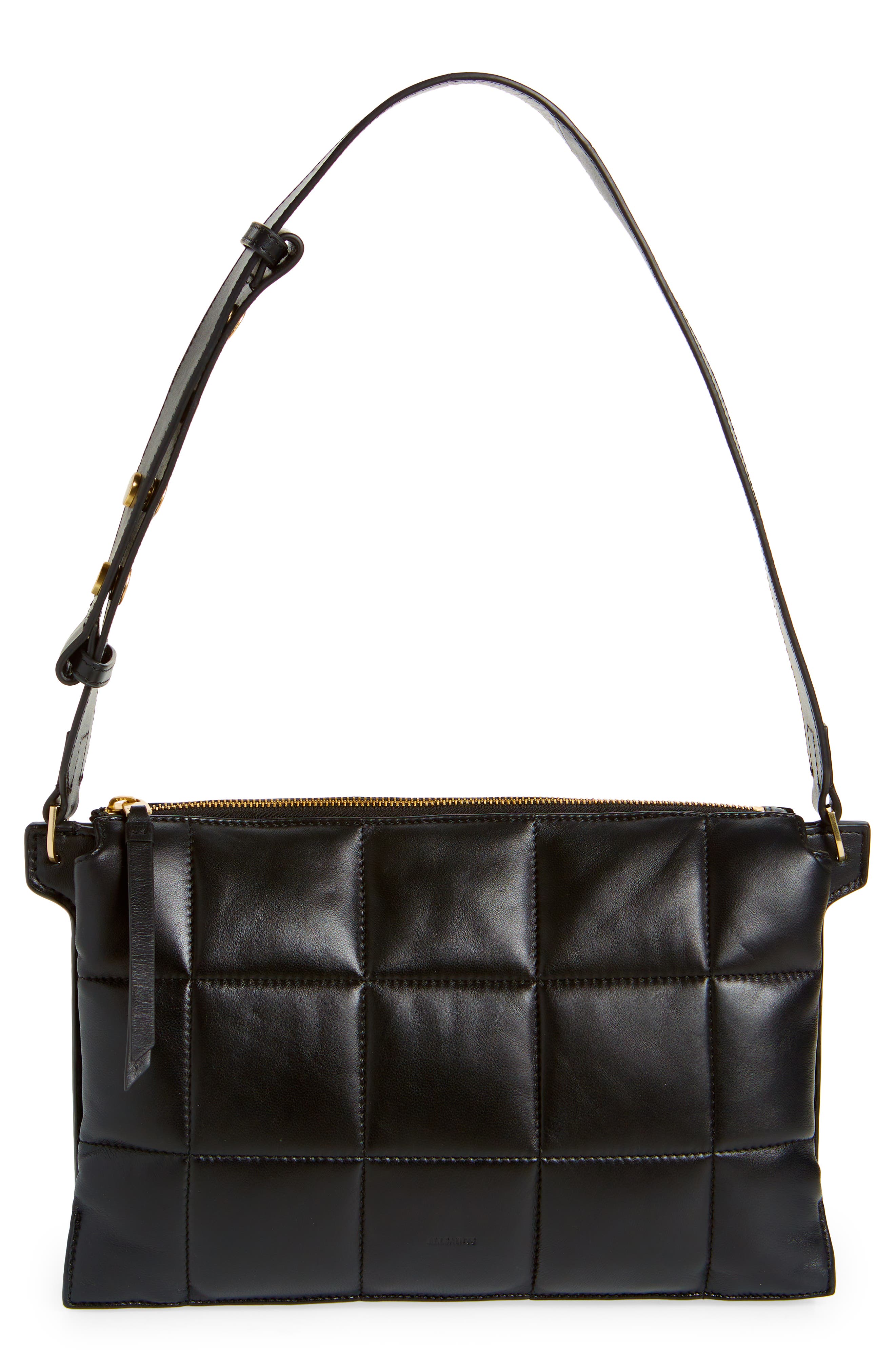 AllSaints Sheringham Quilted Shoulder Bag, Main, color, 
