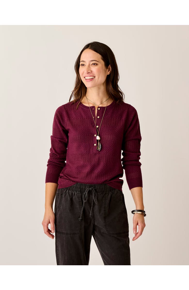 Cave Designs Amara Pointelle Sweater, Alternate, color, Nirvana