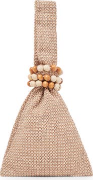 Dolce Vita Carey Woven Raffia Clutch