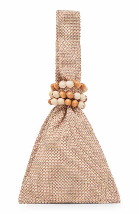Dolce Vita Carey Woven Raffia Clutch