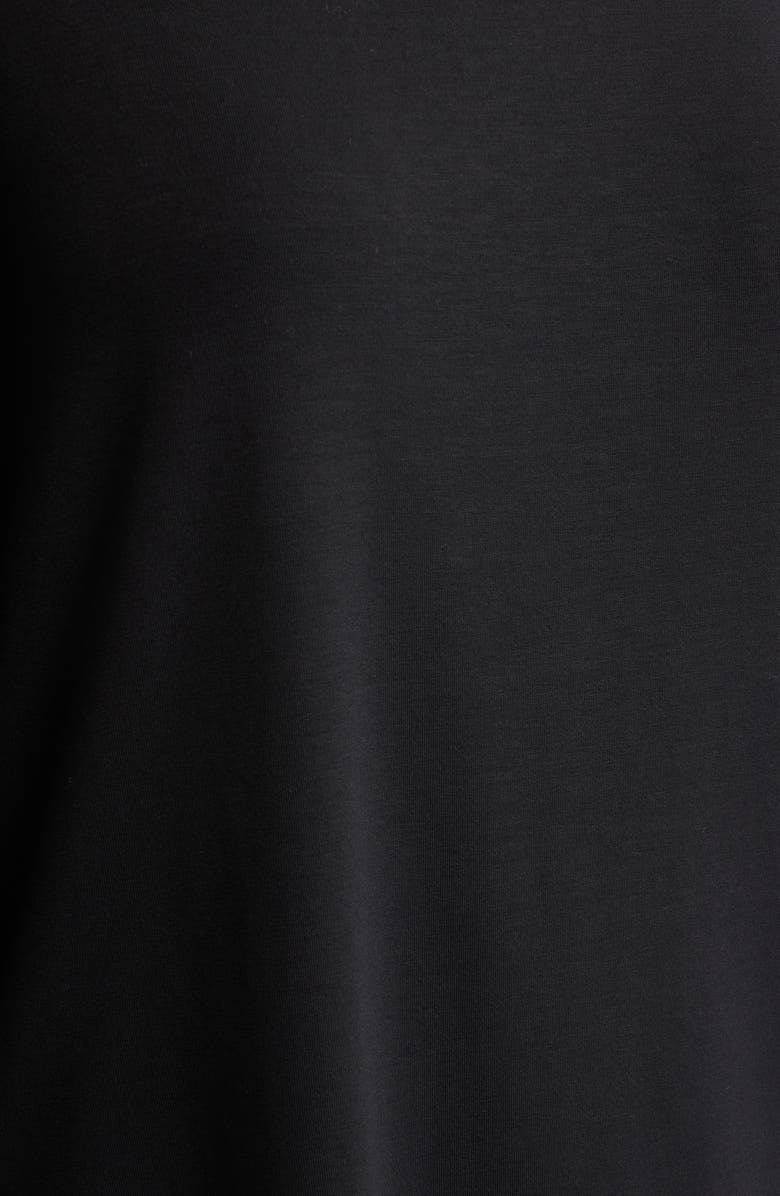 Eileen Fisher Ballet Neck Long Sleeve Tunic, Alternate, color, Black