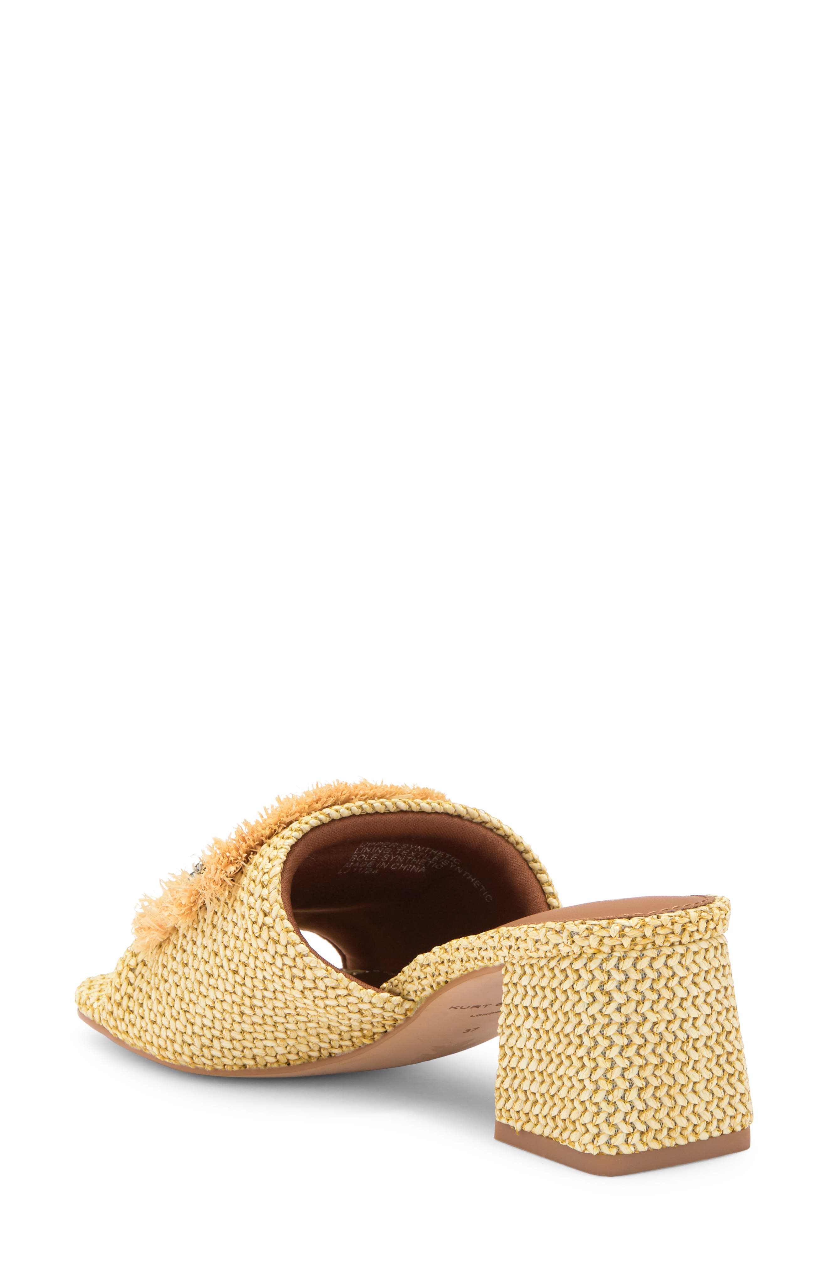 Kurt Geiger London Olive Block Heel Slide Sandal, Alternate, color, Open Beige