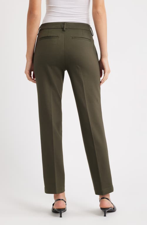 Liverpool Los Angeles Kelsey Knit Trousers In Green