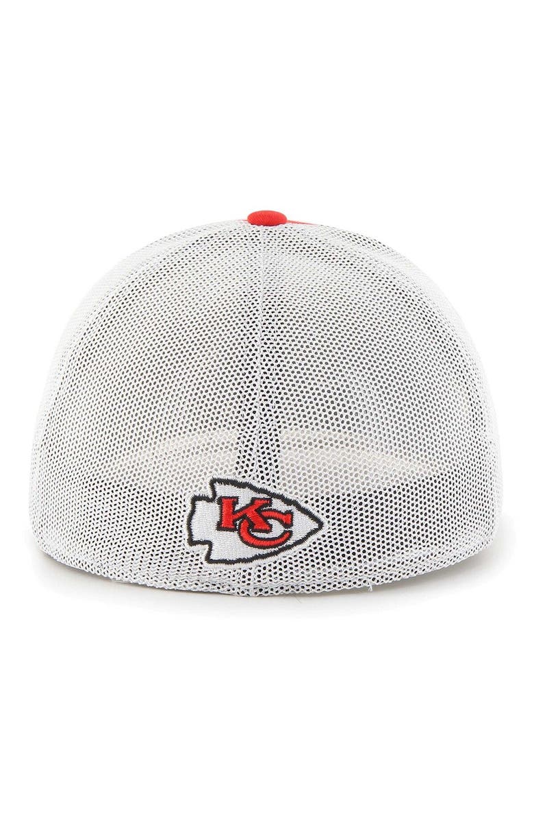 '47 Men's '47 Red Kansas City Chiefs Leather Head Flex Hat, Alternate, color, 