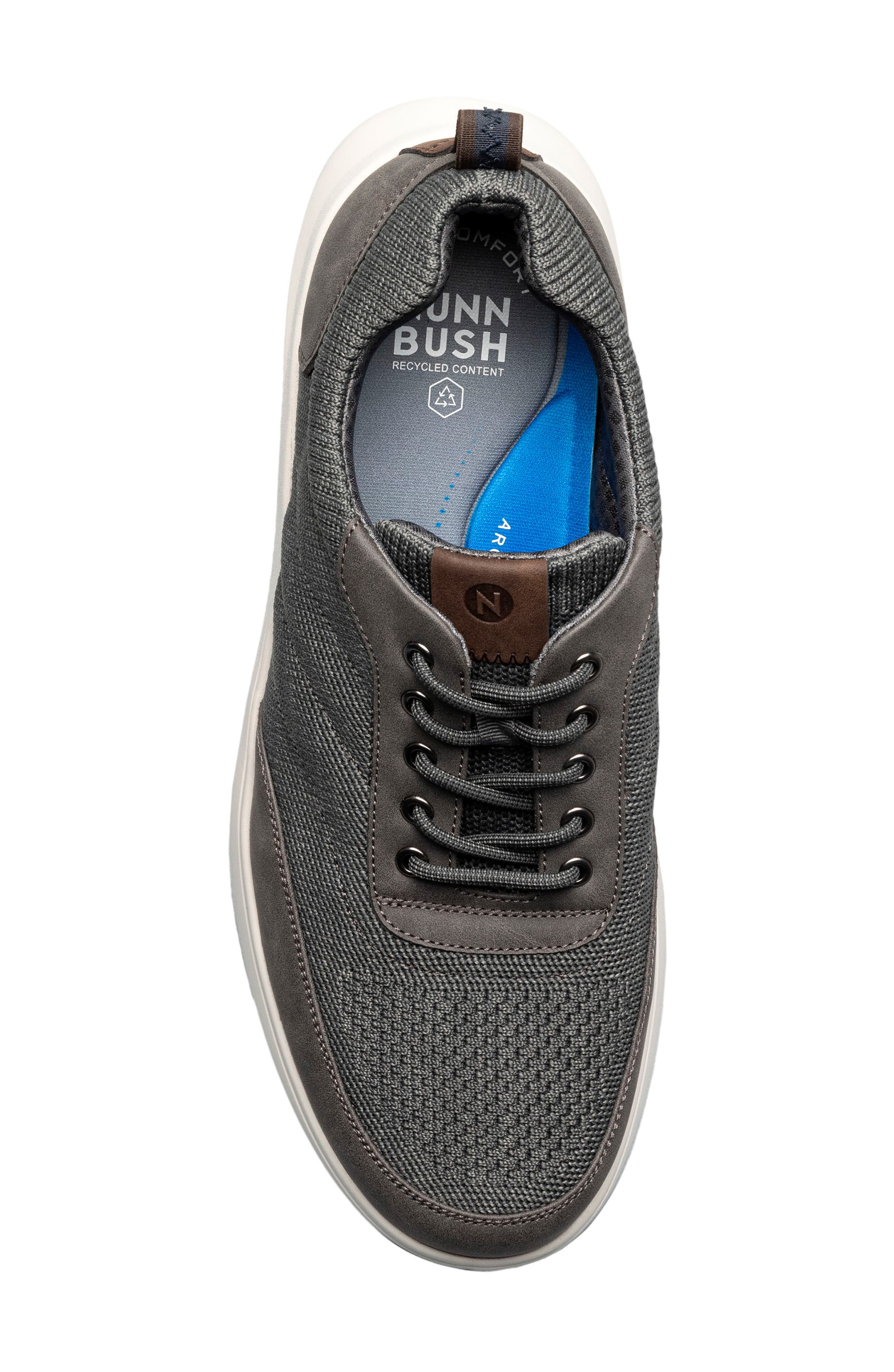 Ponte Knit Moc Toe Sneaker - Wide Width Available, Alternate, color, GRAY MULTI