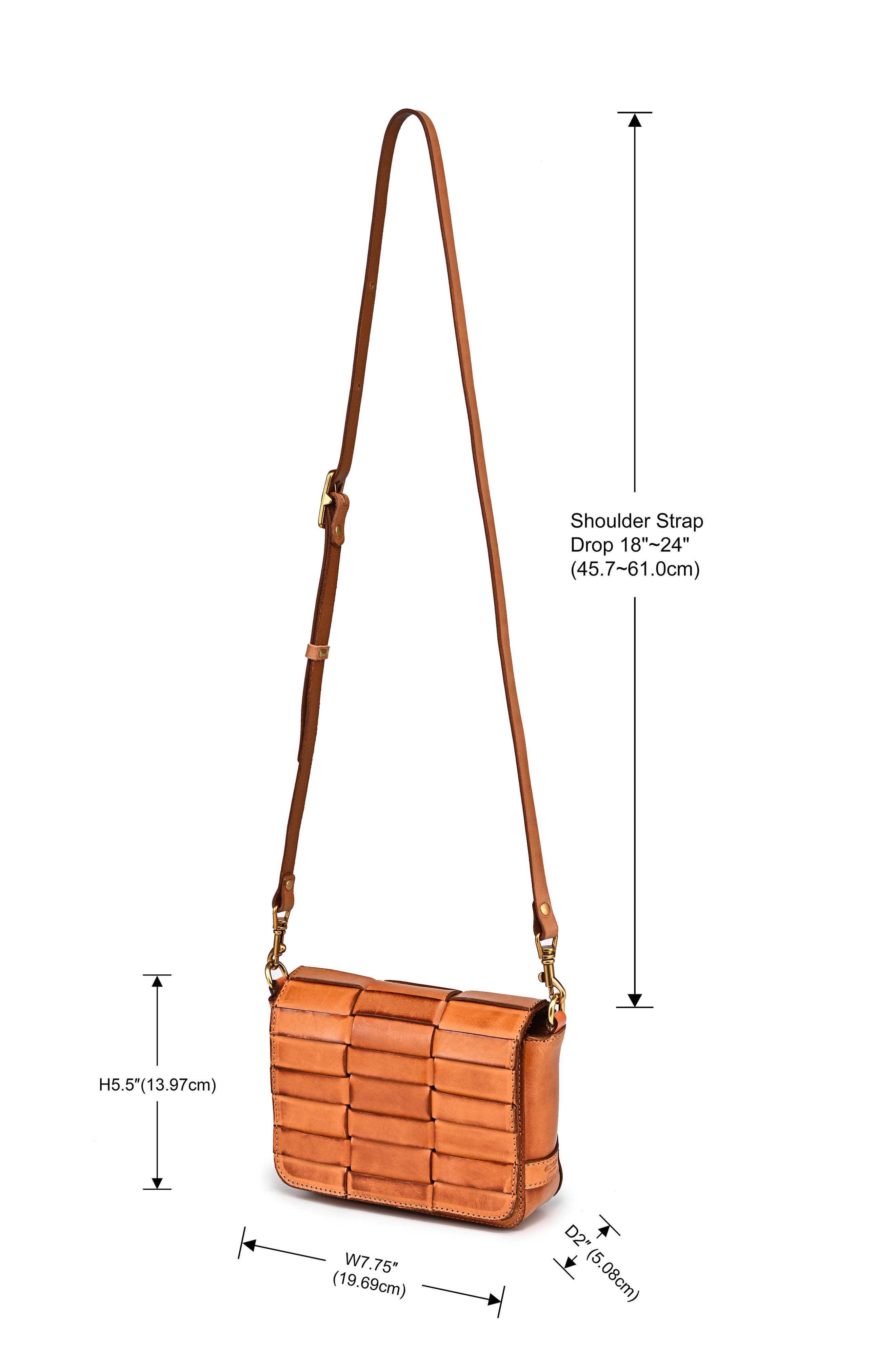 Lupi Woven Leather Crossbody Bag, Alternate, color, CARAMEL