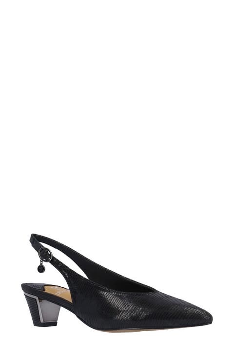 Darra Slingback Pointed Toe Pump - Wide Width Available (Women)