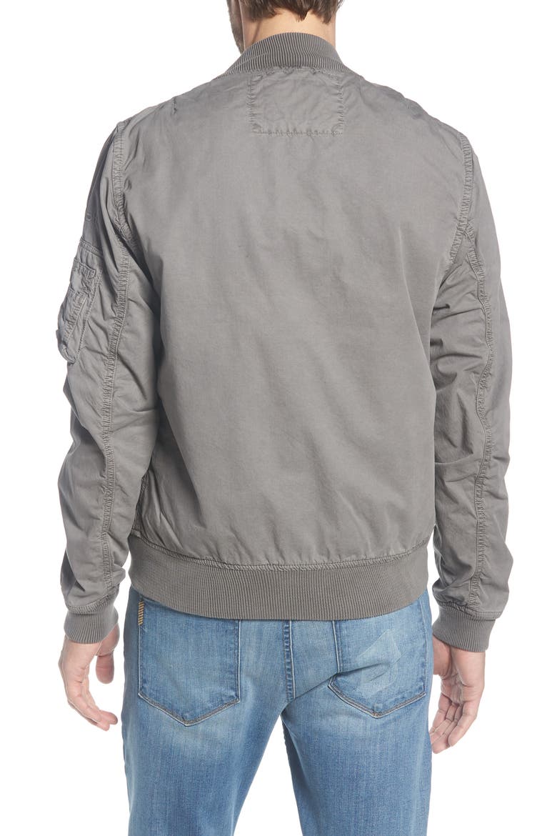 MA-1 Cotton Bomber Jacket, Alternate, color, GREY