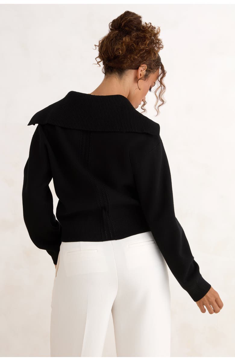 KADA The Wide Collar Sweater, Alternate, color, Ink