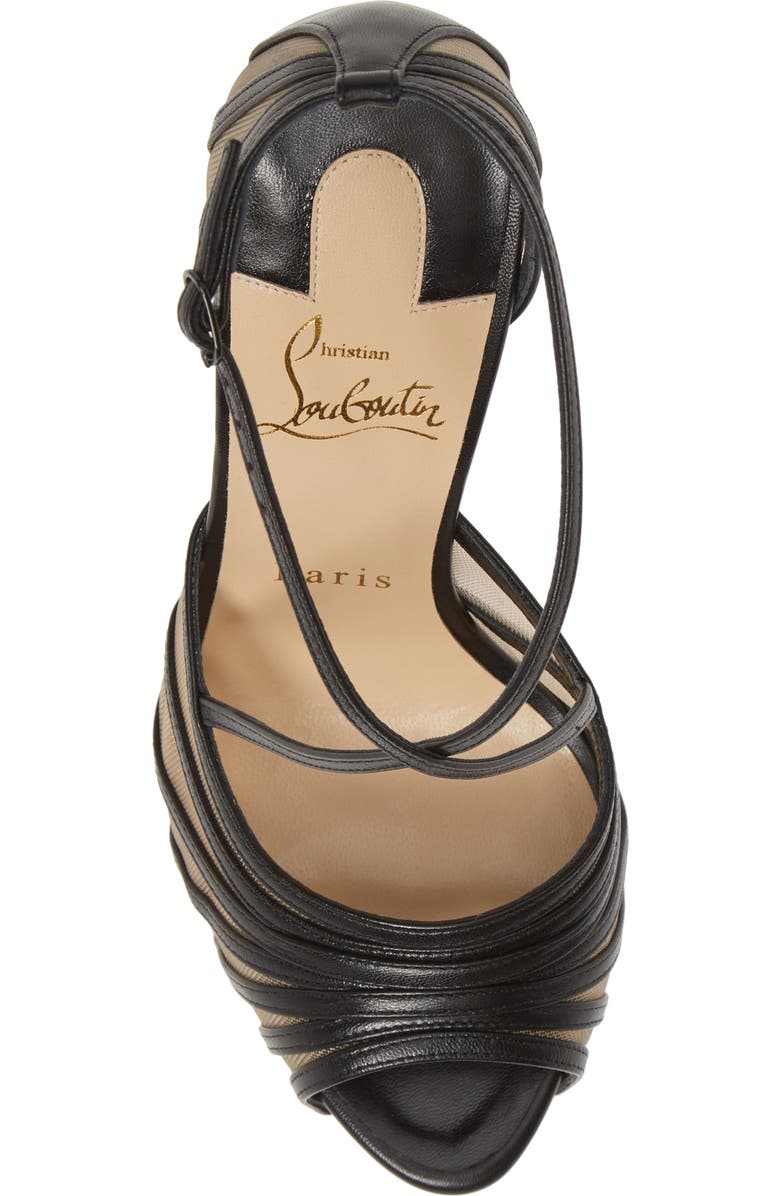 Christian Louboutin Filamenta Strappy Platform Sandal, Alternate, color,