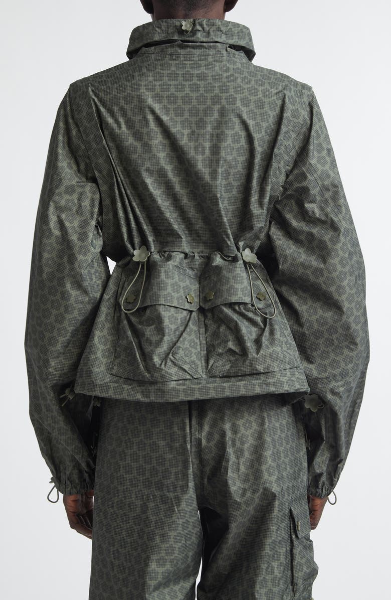 Cecilie Bahnsen x The North Face Water Repellent Jacket, Alternate, color, Forest Night Green