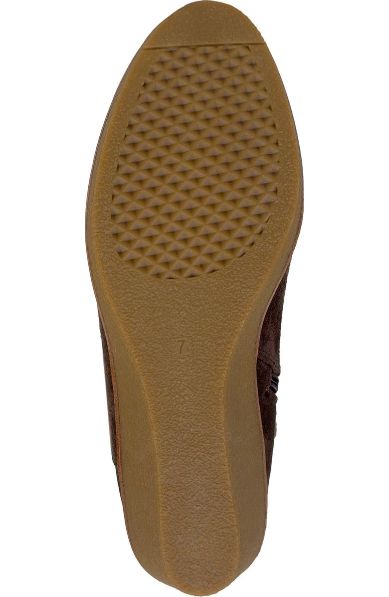 Aerosoles Binocular Faux Shearling Lined Wedge Boot, Alternate, color, Java