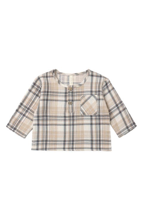 Kids' Rory Plaid Organic Cotton Shirt