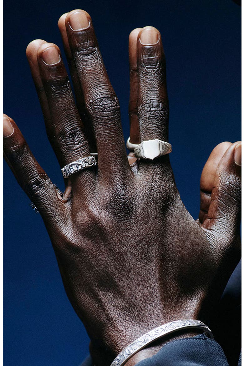 Pergola Band Ring, Alternate, color, SILVER
