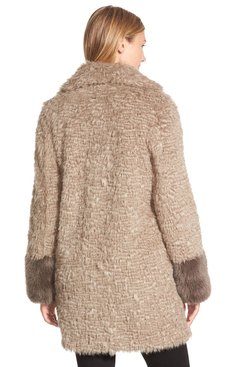 Laundry by Shelli Segal Laundry by Shelli Segal Faux Fur Coat, Alternate, color, 