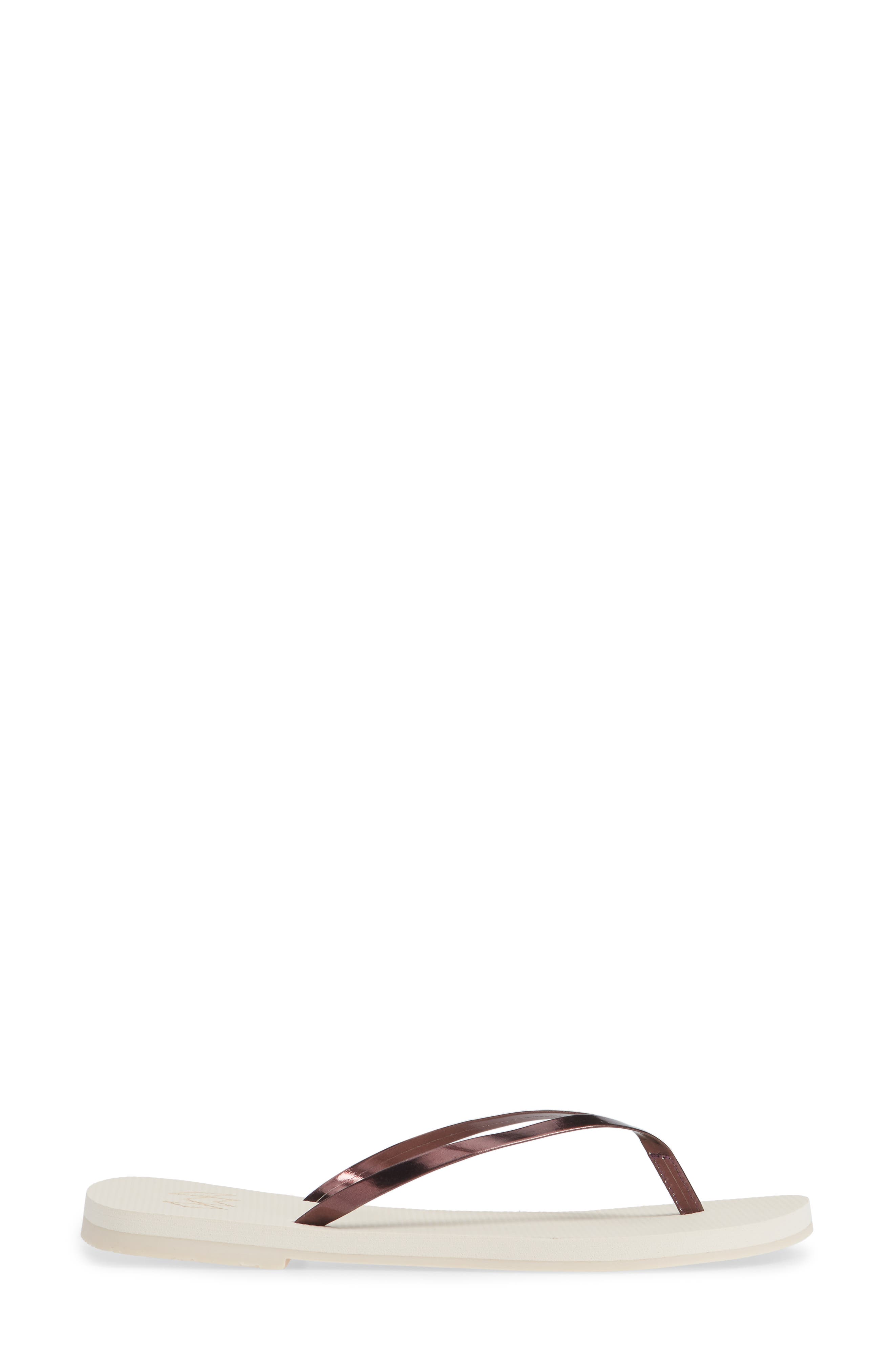 Lux Thong Sandal, Alternate, color, IRISH COFFEE
