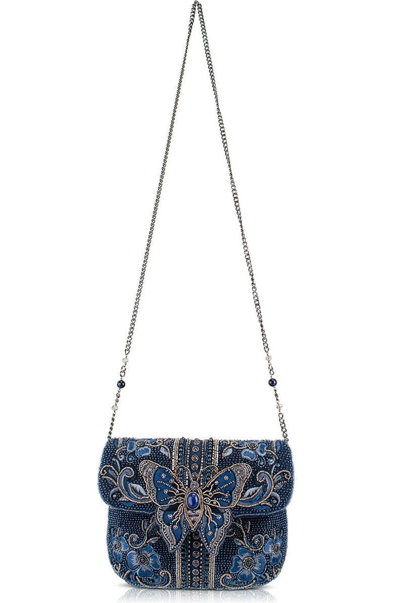 Mary Frances Accessories Blue Alchemy Crossbody Handbag, Alternate, color, Blue