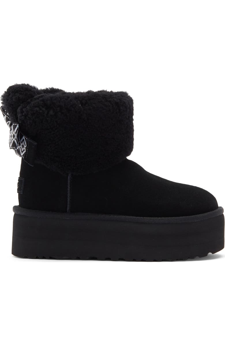 UGG<sup>®</sup> Classic Ultra Mini Max Curly Platform Boot, Alternate, color,