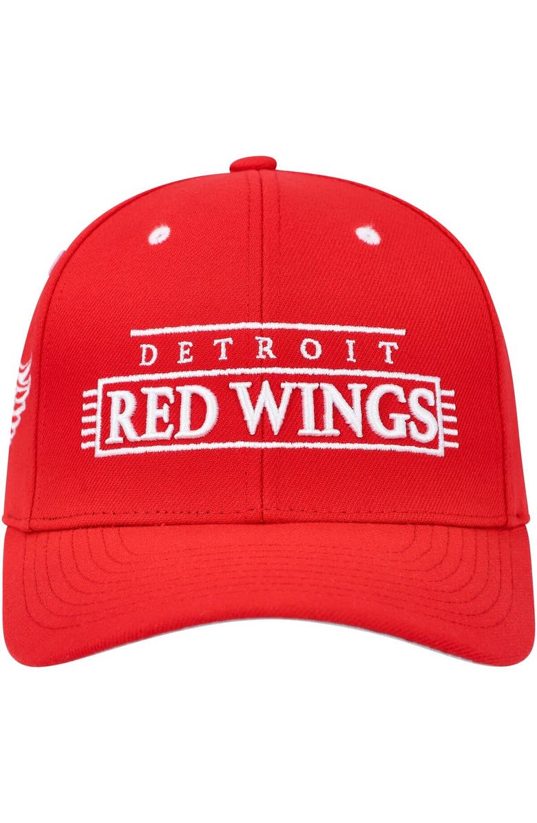 Mitchell & Ness Men's Mitchell & Ness Red Detroit Red Wings LOFI Pro Snapback Hat, Alternate, color,