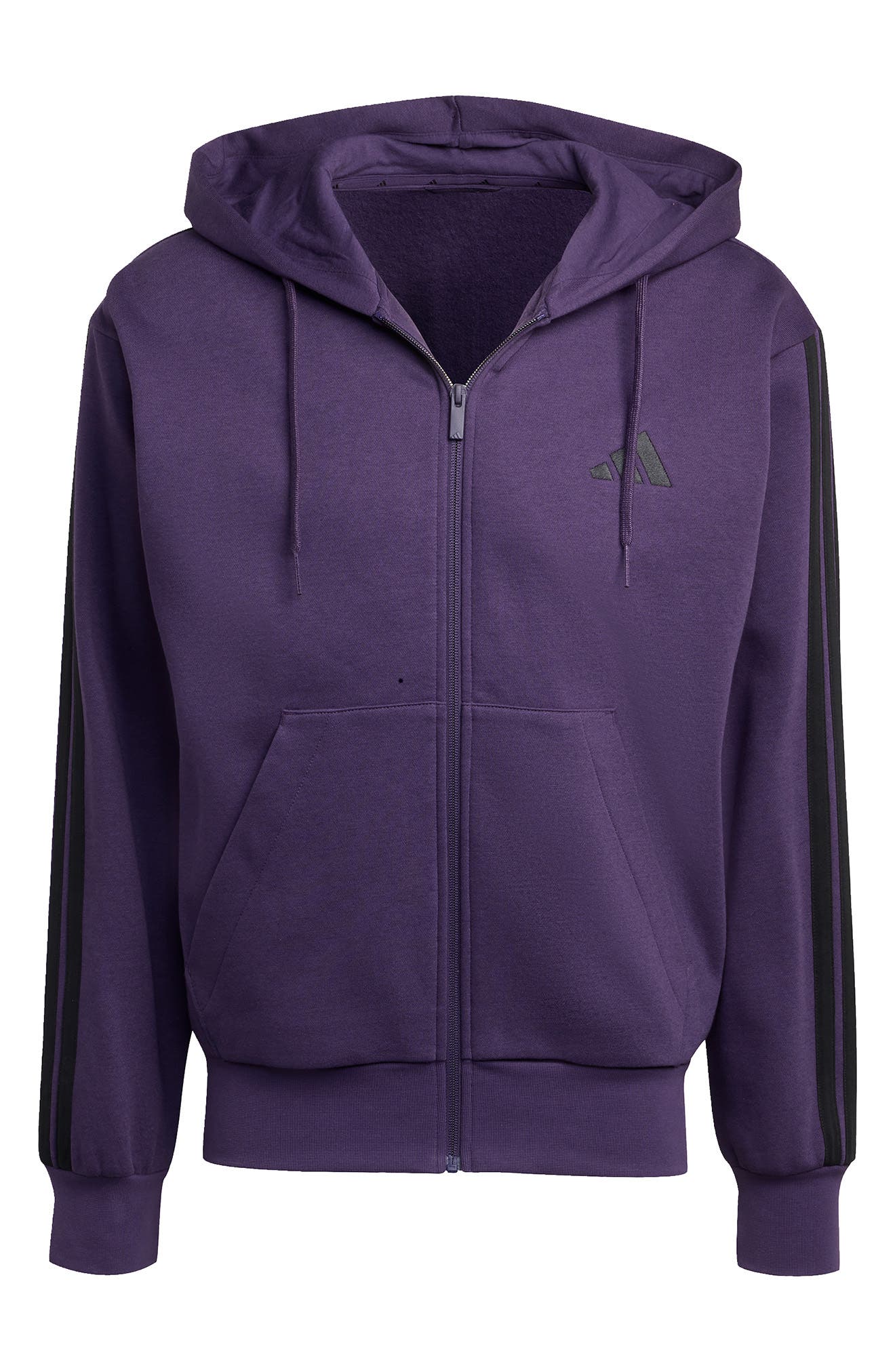 Essential 3-Stripes Fleece Hoodie - image 3