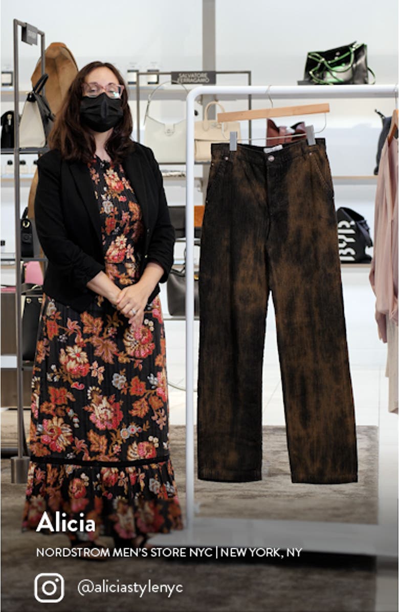 We the Free Reese Pitched Straight Leg Corduroy Pants, sales video thumbnail