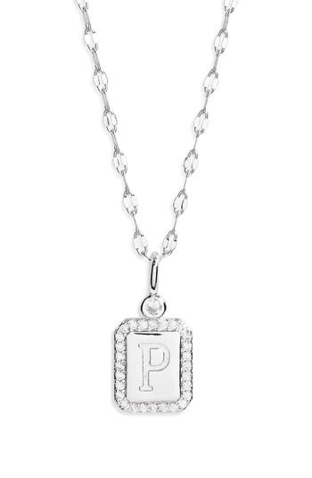 Leith Initial Pendant Necklace