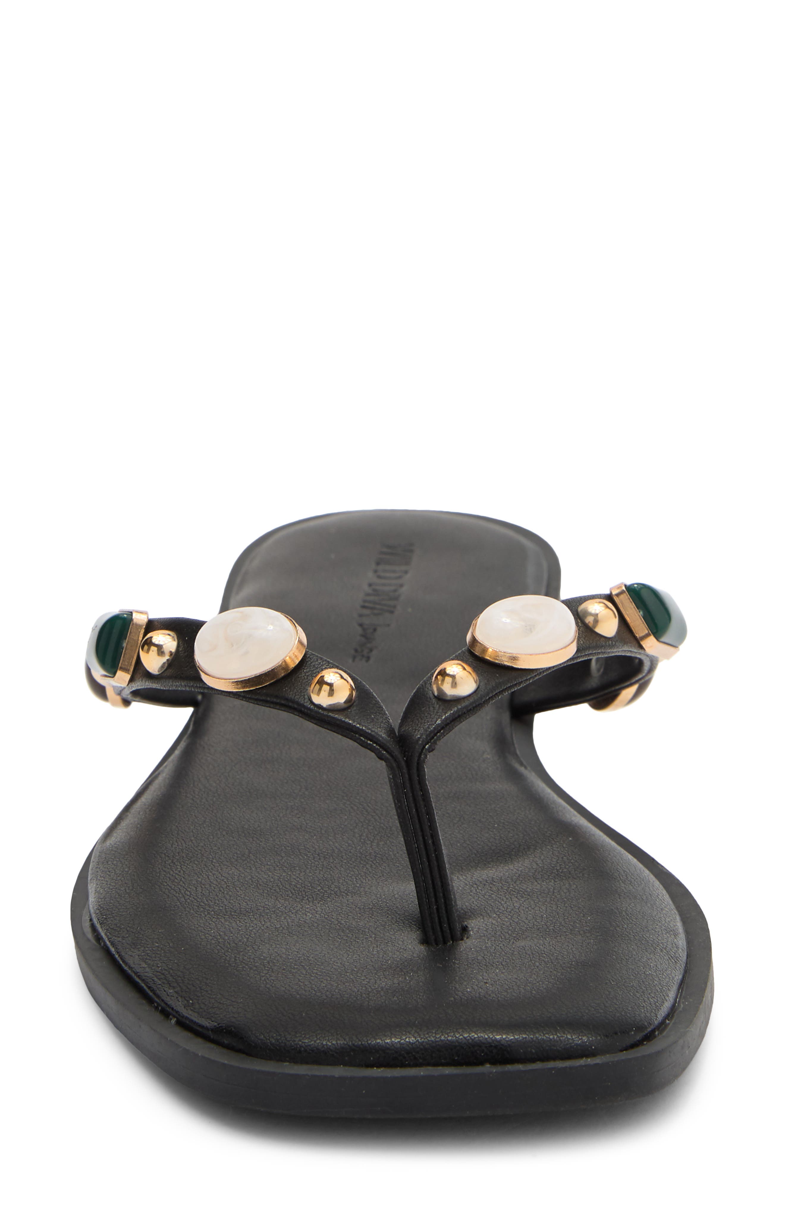 Cyra Flip Flop, Alternate, color, BLACK