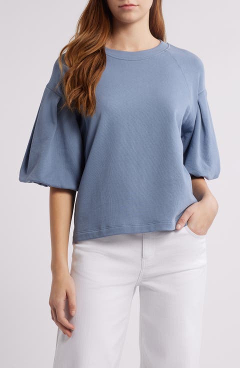 Puff Sleeve Sweatshirt T-Shirt