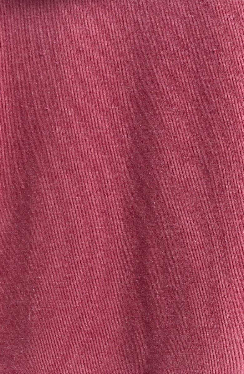 Re/Done Classic Peanuts<sup>®</sup> Snoopy Thermal Lined Hoodie, Alternate, color, Faded Beet