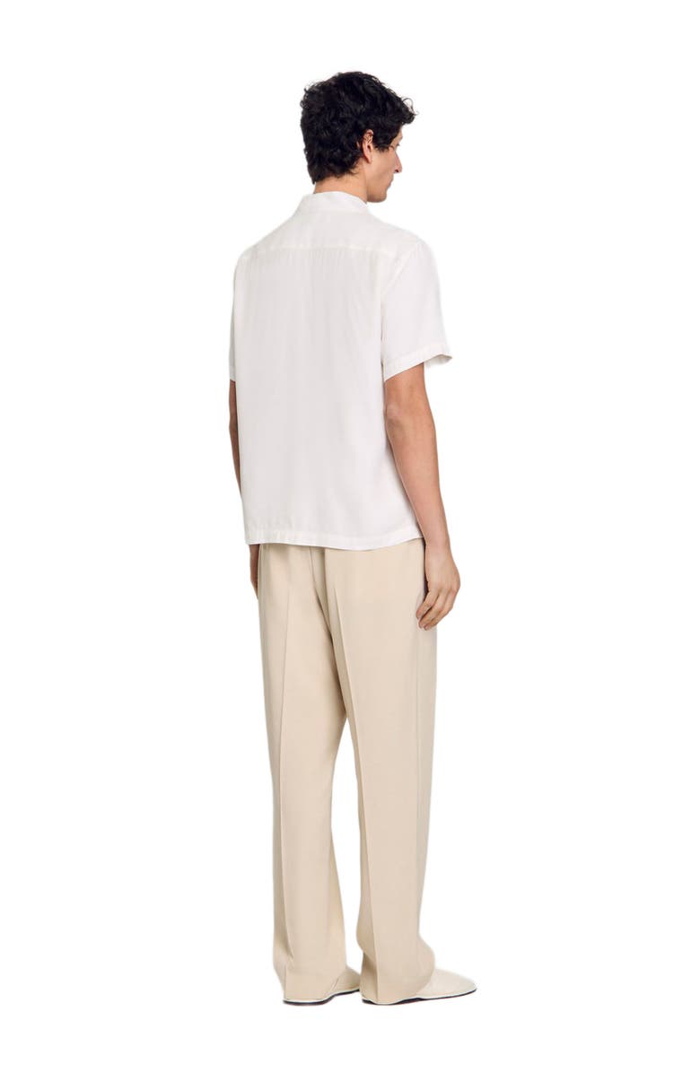 SANDRO Shark collar shirt, Alternate, color, 