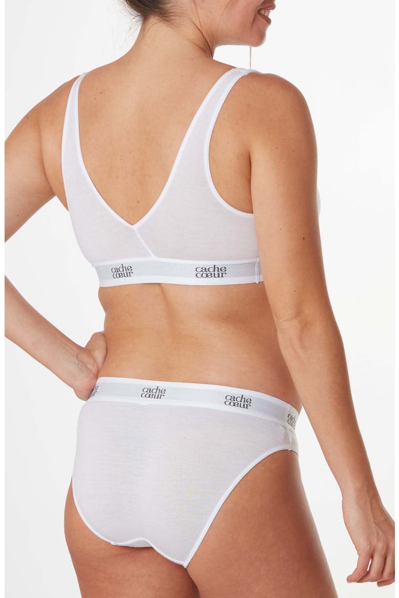 Life Maternity and nursing bra, Alternate, color, WHITE
