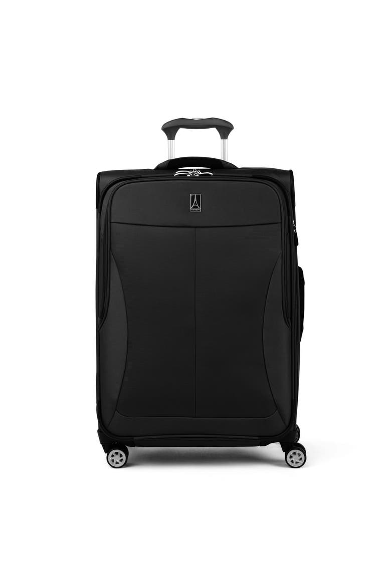 Walkabout 6 Softside Expandable 2 Piece (20"/25") Spinner Luggage Set, Alternate, color, Jet Black