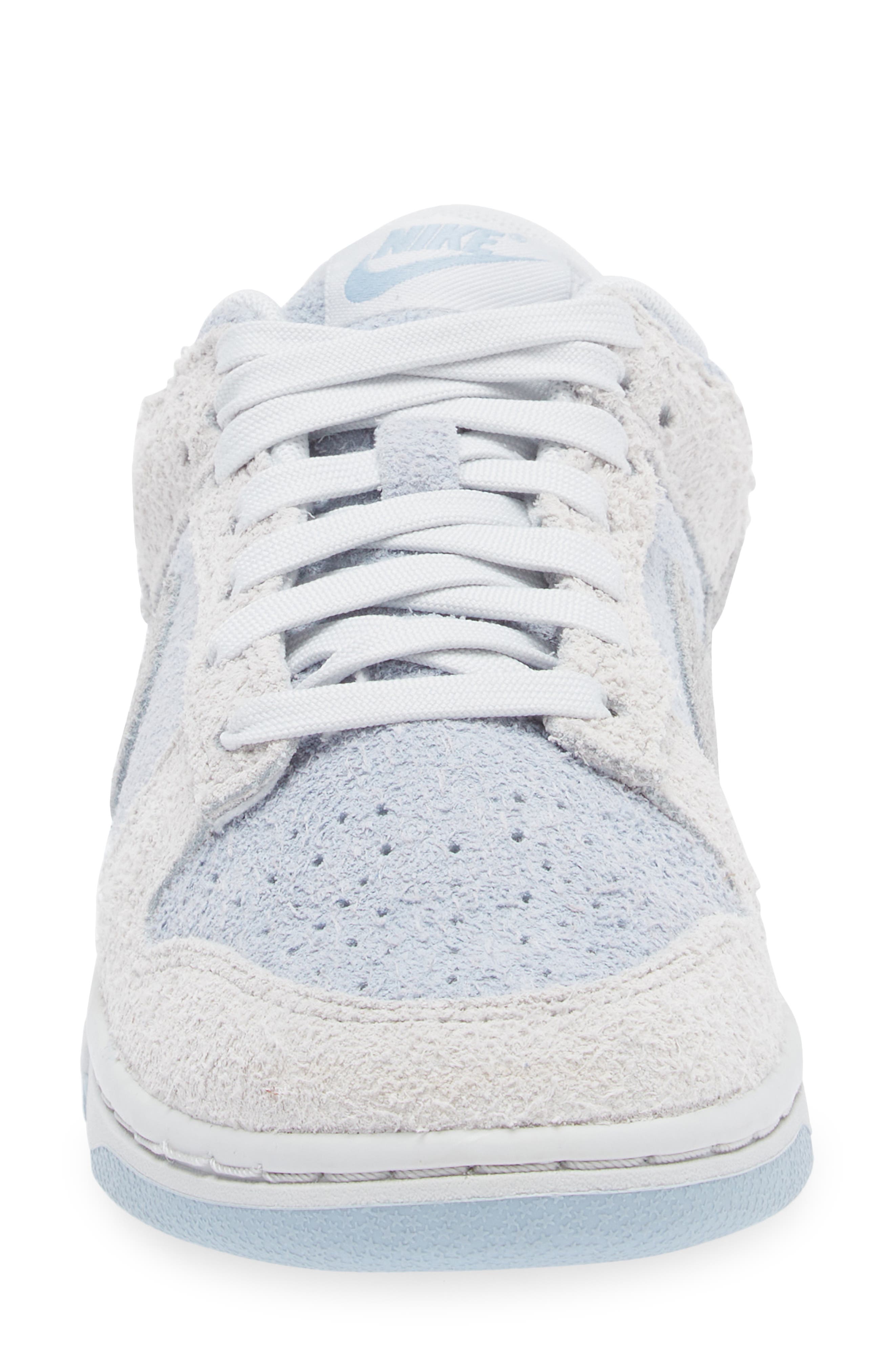 Dunk Low Basketball Sneaker, Alternate, color, PHOTON DUST/ SMOKE GREY/ BLUE