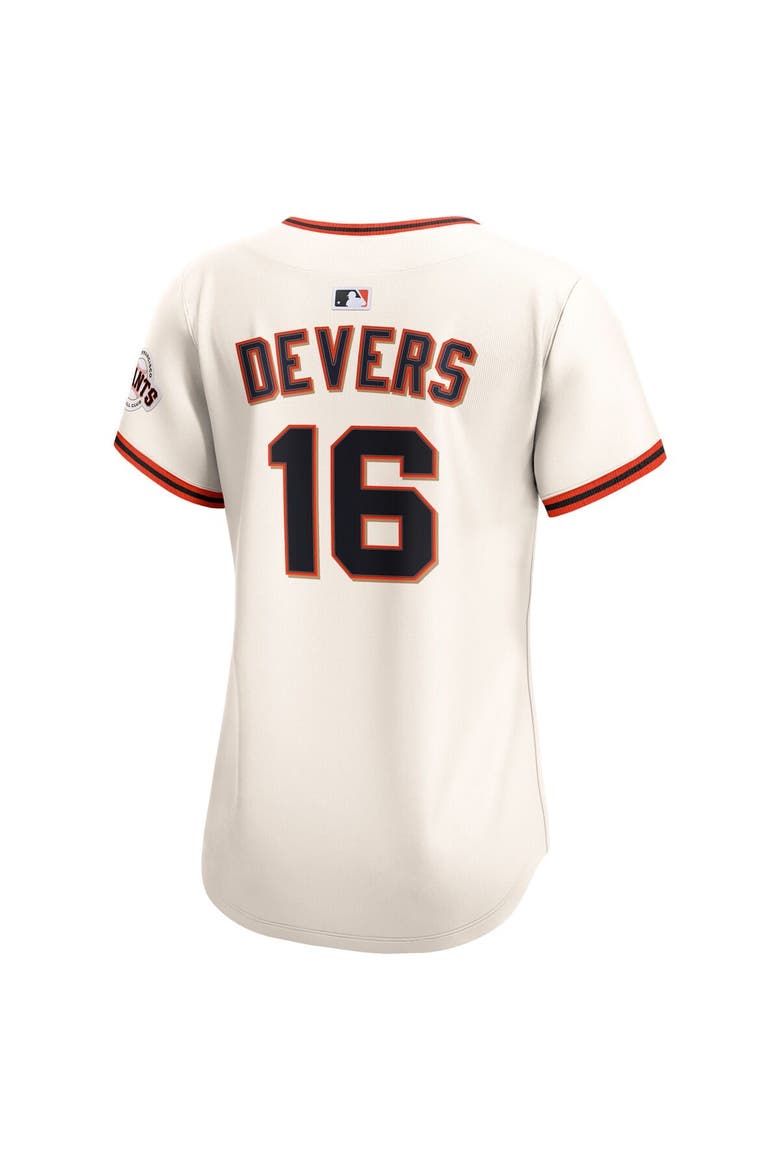 Women's Nike Rafael Devers Cream San Francisco Giants Home Limited Player Jersey, Alternate, color, Cream