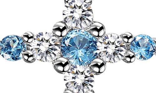 Lafonn Birthstone Cross Pendant Necklace