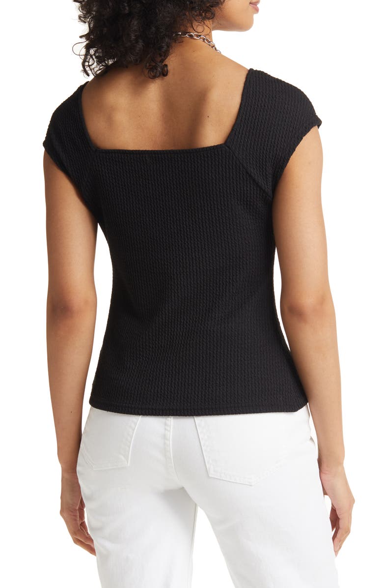 Halogen<sup>®</sup> Cap Sleeve Sweetheart Neck Top, Alternate, color, 