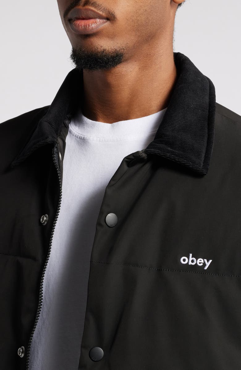 Obey Whispers Oversize Puffer Coat, Alternate, color,